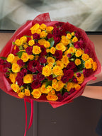 USC graduation bouquet