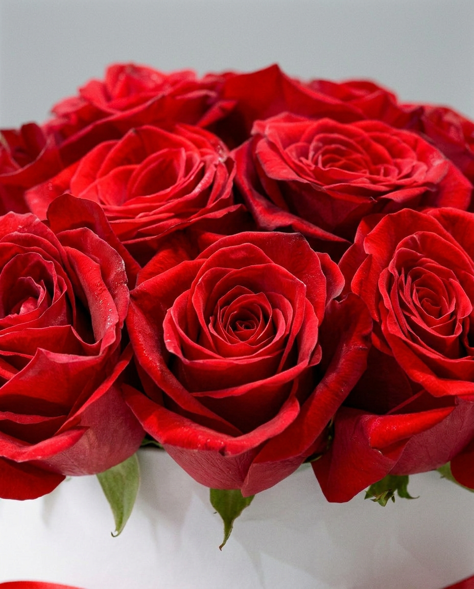 Scarlet Desire Rose Box