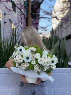 Box N.3 Green Hydrangea, Garden Roses & Anemones