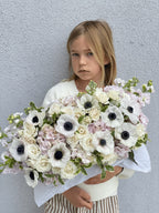 Pink Hydrangea, Garden Roses & Anemones