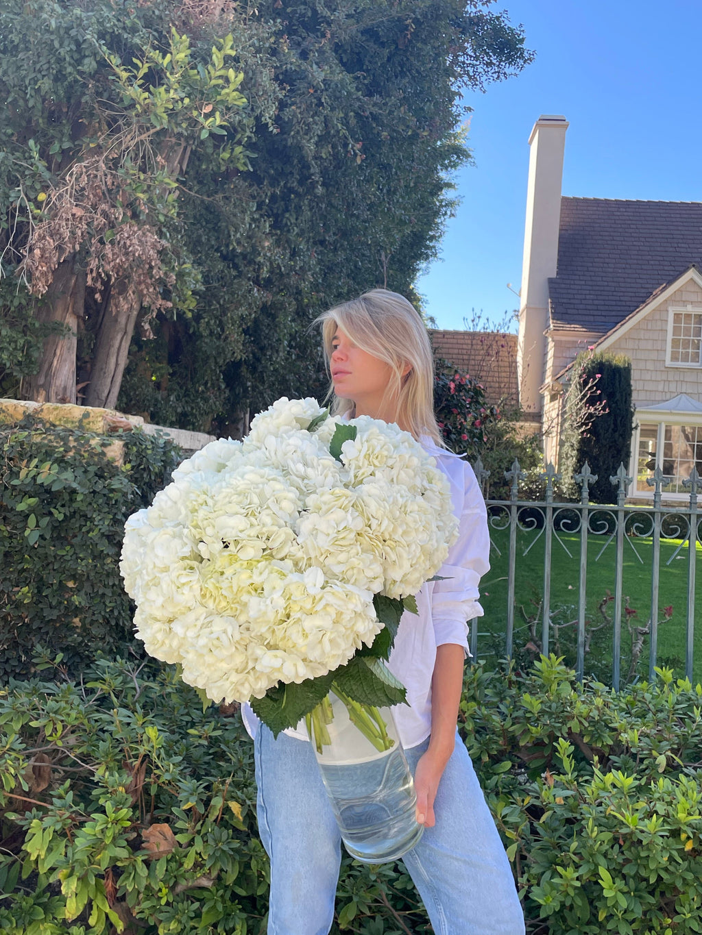 Ramo N.2 Hortensia blanca