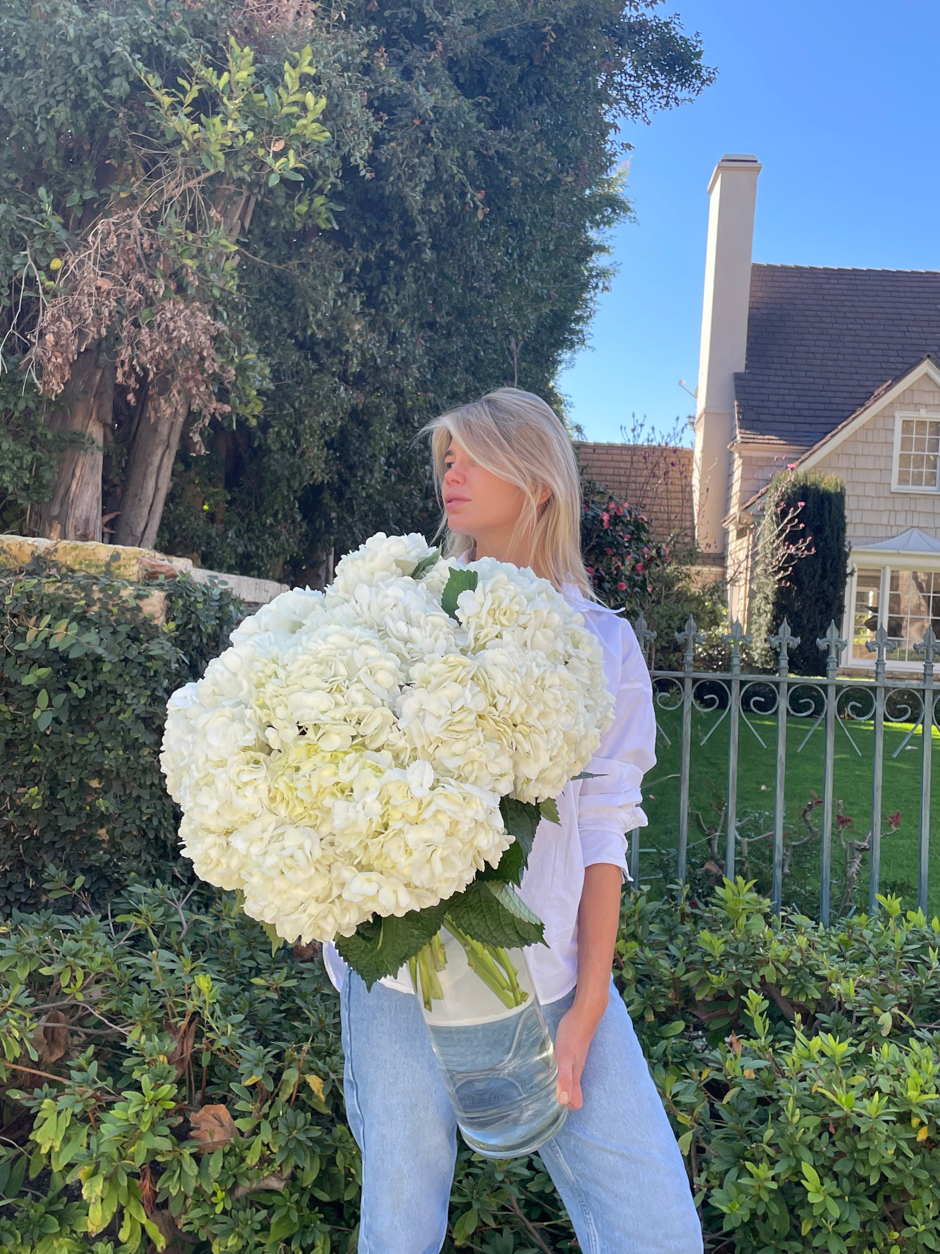 Ramo N.2 Hortensia blanca