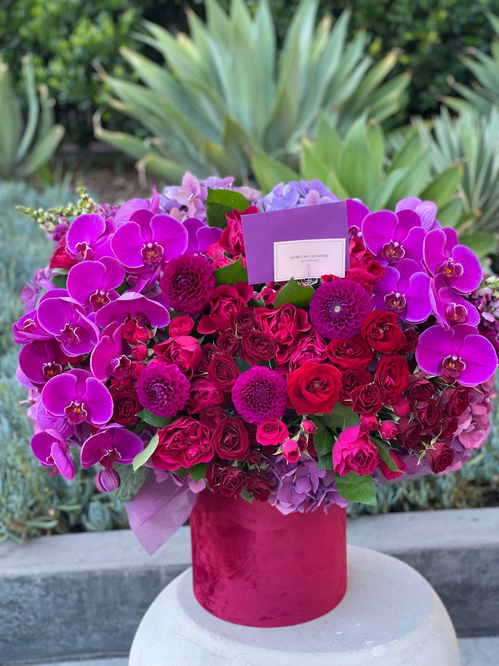 Mixed Orchid & Rose Box