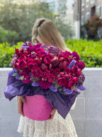 Fuchsia Flower Box