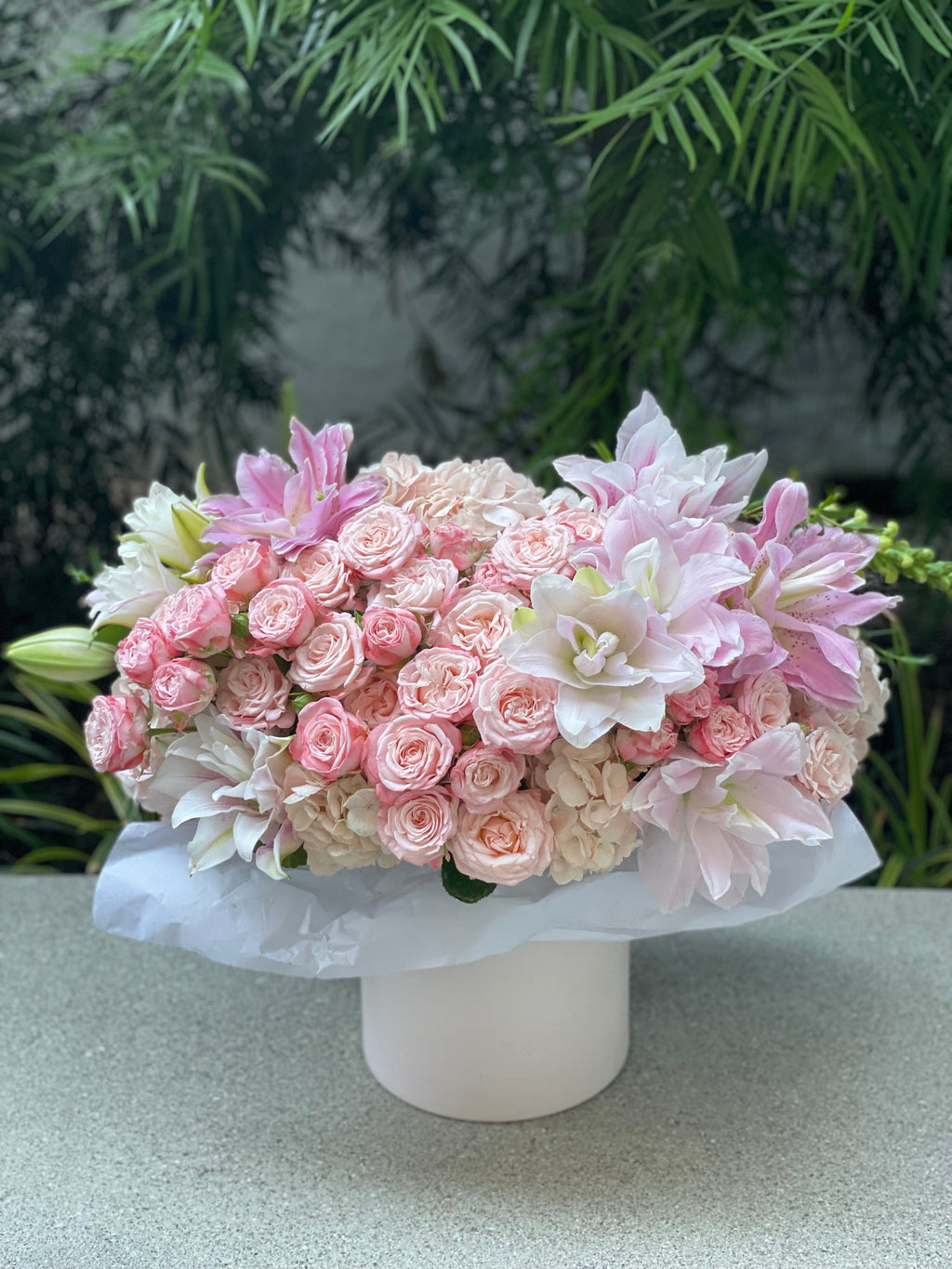 Box N.4 Garden Roses & Lilies