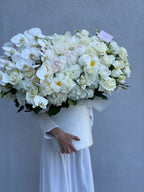 Box N.100 White Velvet Flower Box