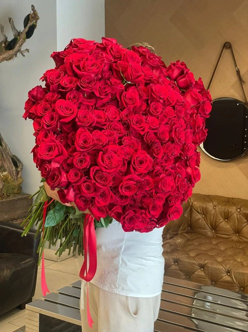Ramo de 300 rosas rojas
