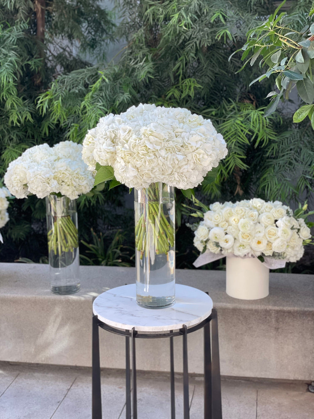 Ramo N.2 Hortensia blanca